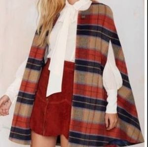 Renamed plaid cape